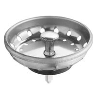 Dearborn 18BN 3 3/4 Stainless Steel Deep Sink Basket Strainer with Locking  Cup and Brass Nuts