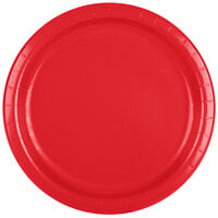 Creative Converting 471031B 9 inch Classic Red Paper Plate - 240/Case