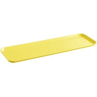 Cambro 826MT145 8" x 26" Yellow Fiberglass Market Tray
