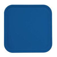 Cambro 1313123 13" x 13" (33 x 33 cm) Square Metric Amazon Blue Customizable Fiberglass Camtray - 12/Case