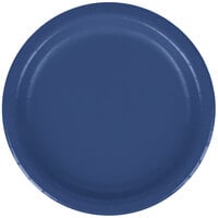 Creative Converting 791137B 7" Navy Blue Paper Plate - 240/Case