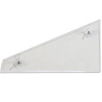 Carlisle 905107 Single End Panel for Sneeze Guard - 2/Pack