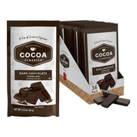 Cocoa Classics Dark Chocolate Cocoa Mix Packet 1.25 oz. - 36/Case