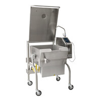 Cleveland SEL-60-T1 PowerPan 60 Gallon Electric Open Base Tilt Skillet with easyTouch Controls - 208V, 3 Phase