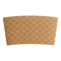 Choice 8 oz. Quilted Print Coffee Cup Sleeve - 1,200/Case
