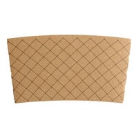 Choice 10-20 oz. Quilted Print Coffee Cup Sleeve - 1,200/Case