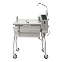 Cleveland SEL-30-T1 PowerPan 30 Gallon Electric Open Base Tilt Skillet with easyTouch Controls - 208V, 3 Phase