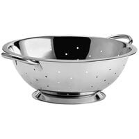 Thunder Group 5 Qt. Stainless Steel Colander with Base and Handles SLIL002