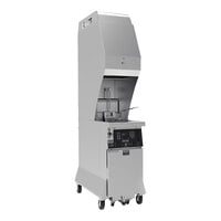 Giles GBF-50-VH 50 lb. Ventless Electric Fryer with Hood - 208V, 3 Phase