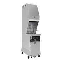 Giles GBF-50-VH 50 lb. Ventless Electric Fryer with Hood - 240V, 3 Phase