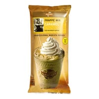 MOCAFE Caramel Frappe Mix Powder 3 lb. - 4/Case