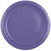 Creative Converting 50115B 10" Purple Paper Plate - 240/Case