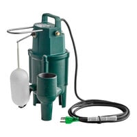 Zoeller 802-0001 Shark Series Submersible Grinder Pump with Vertical Float Switch and 2" NPT Discharge - 115V
