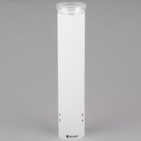 San Jamar C4160WH Pull-Type White Wall Mount 3 - 5 oz. Water Cup Dispenser