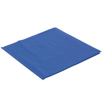 54 inch x 54 inch Navy Blue Tissue / Poly Table Cover - 50/Case