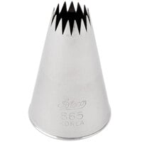 Ateco 865 Stainless Steel French Star Piping Tip - 10/Case