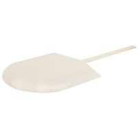 American Metalcraft 20 inch x 21 inch Wooden Pizza Peel with 20 inch Handle 4220