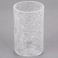 Sterno 80272 Clear Crackle One Piece Glass Liquid Candle Holder