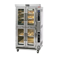 Doyon JAOP6SL Double Deck Jet Air Electric Oven Proofer Combo with Side Pan Loading - 240V, 14 kW