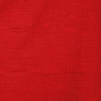 Creative Converting 923548 82" Classic Red OctyRound Tissue / Poly Table Cover - 12/Case