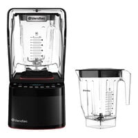 Blendtec S885XC2901-B1NB1R Stealth X 3.8 hp Blender with Sound Enclosure and (2) 88 oz. WideSide+ Ultra Jars - 120V