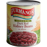 Furmano's Organic Dark Kidney Beans in Brine #10 Can