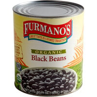 Furmano's Organic Black Beans in Brine #10 Can