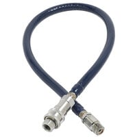 T&S HW-4B-60 60 inch Safe-T-Link 3/8 inch x 60 inch Water Appliance Hose with Quick Disconnect