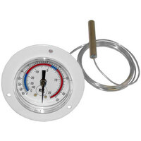 All Points 62-1130 2 inch Front Flange Dial Thermometer with 72 inch Capillary