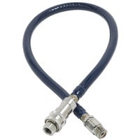 T&S HW-6B-60 60 inch Safe-T-Link 3/8 inch x 60 inch Water Appliance Hose with Reverse Quick Disconnect