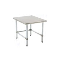 Eagle Group TMS2424 24 inch x 24 inch Open Base Mixer Stand with Galvanized Legs