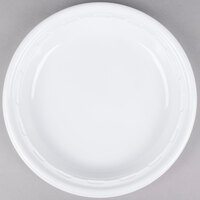 Dart 10PWF 10 1/4" White Famous Service Impact Plastic Plate - 125/Pack