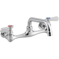 Regency Wall Mount Faucet with 8 inch Swing Spout and 8 inch Centers