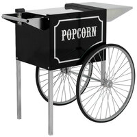 Paragon 3070820 1911 Original Series Black and Chrome Popcorn Cart for 6 oz. and 8 oz. Poppers
