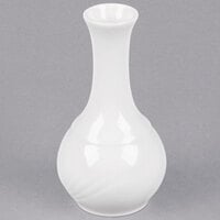 CAC GAD-BV Garden State 1 1/2 inch x 5 1/2 inch Bone White Porcelain Bud Vase - 48/Case