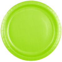 Creative Converting 503123B 10" Fresh Lime Green Paper Plate - 240/Case