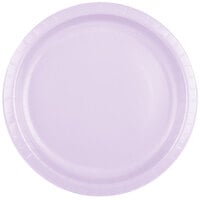 Creative Converting 47193B 9 inch Luscious Lavender Purple Paper Plate - 240/Case
