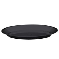 Cal-Mil 315-12-13 Turn N Serve Black Shallow Tray for 12" Cal-Mil Sample Dome Covers