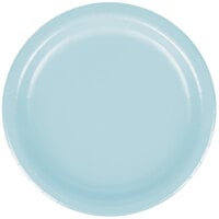 Creative Converting 79157B 7" Pastel Blue Paper Plate - 240/Case