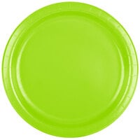 Creative Converting 473123B 9" Fresh Lime Green Paper Plate - 240/Case