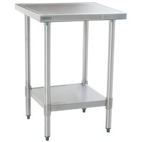 Eagle Group T2424SEM 24" x 24" Stainless Steel Work Table with Undershelf
