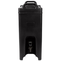 Carlisle XT500003 Cateraide™ XT 5 Gallon Black Insulated Beverage Dispenser