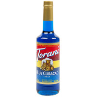 Torani 750 mL Blue Curacao Flavoring Syrup