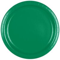 Creative Converting 47112B 9 inch Emerald Green Paper Plate - 240/Case