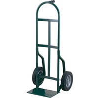 Harper 46T60 Continuous Single Pin Handle 800 lb. Steel Hand Truck with 10 inch x 2 1/2 inch Solid Rubber Wheels