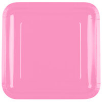 Creative Converting 463042 9" Candy Pink Square Paper Plate - 180/Case