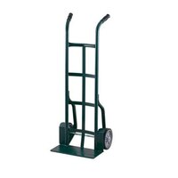 Harper 25T19 Dual Handle 900 lb. Steel Hand Truck with Fenders and 10 inch x 3 1/2 inch Pneumatic Wheels