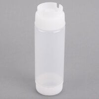 Tablecraft 12SV 12 oz. INVERTAtop Dualway First In First Out "FIFO" Squeeze Bottle - 3/Pack