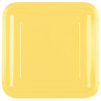 Creative Converting 463266 9" Mimosa Yellow Square Paper Plate - 180/Case