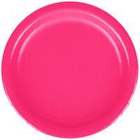 Creative Converting 79177B 7" Hot Magenta Pink Paper Plate - 240/Case